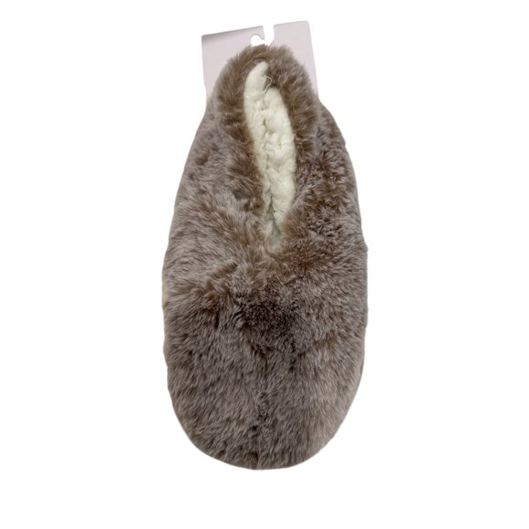 Faux-Fur Slipper Socks M/L 8-10 By Auden Lined For Warmth Slip-Resistant Soles 1 - Picture 4 of 9